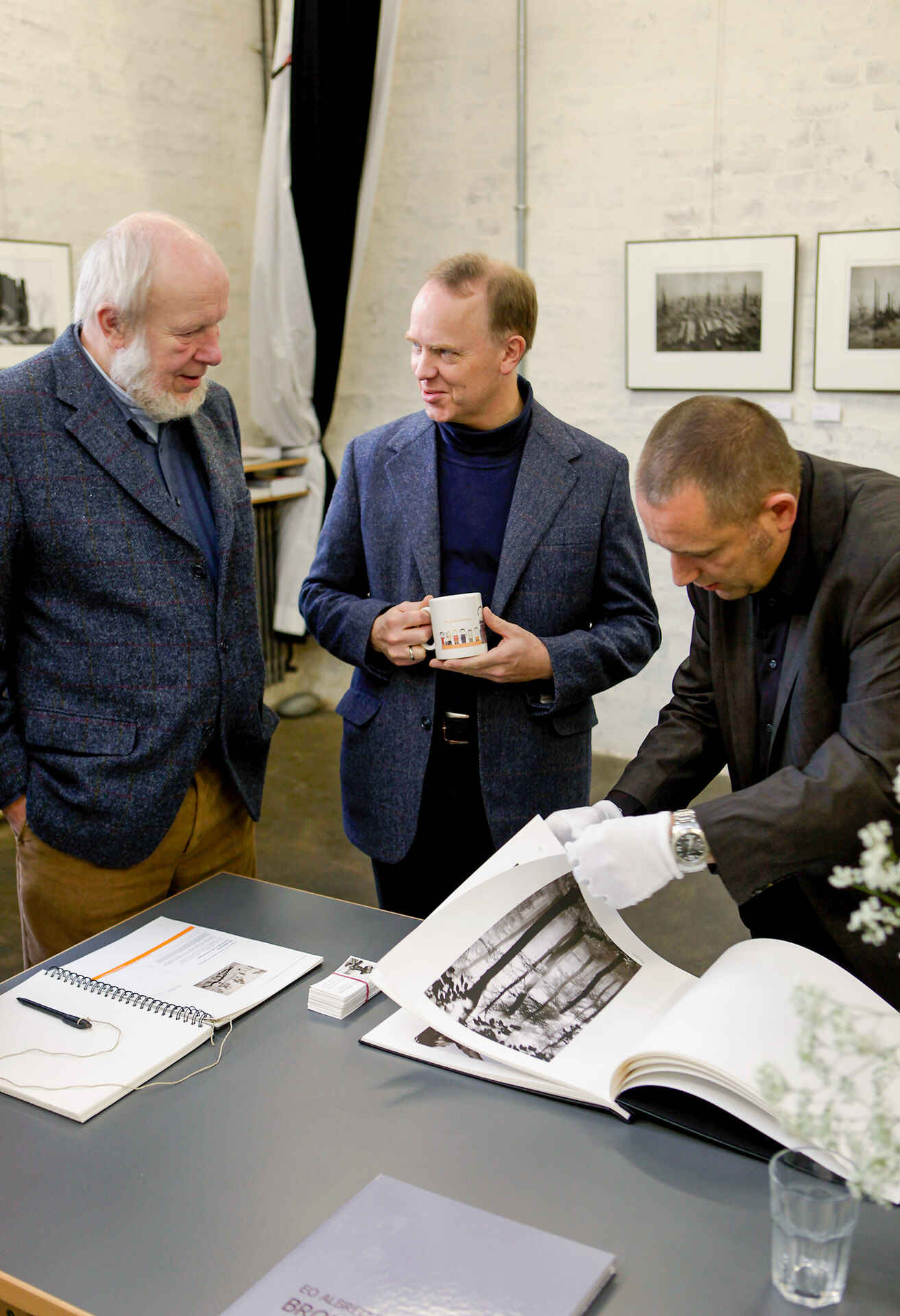 EO Albrecht, Martin Frech, Tobias D. Kern (von links, Foto: A. Jecke/AfM)