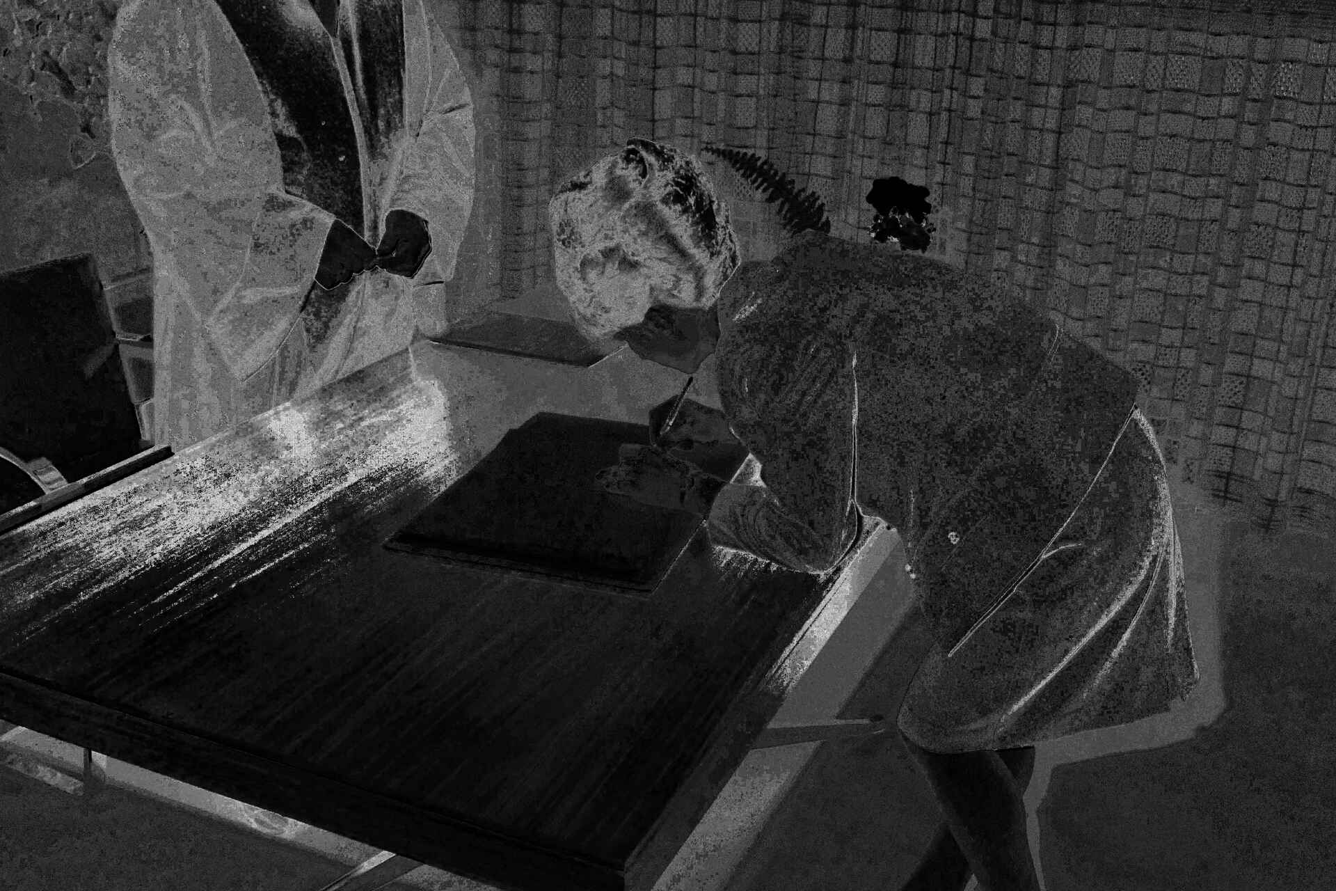 Visualisierung der Minimalquadervolumina der Differenz eines Orangnegativs und einer Adobe-Camera-Raw-Interpretation dessen. (Foto: Jonathan Frech, 2025)